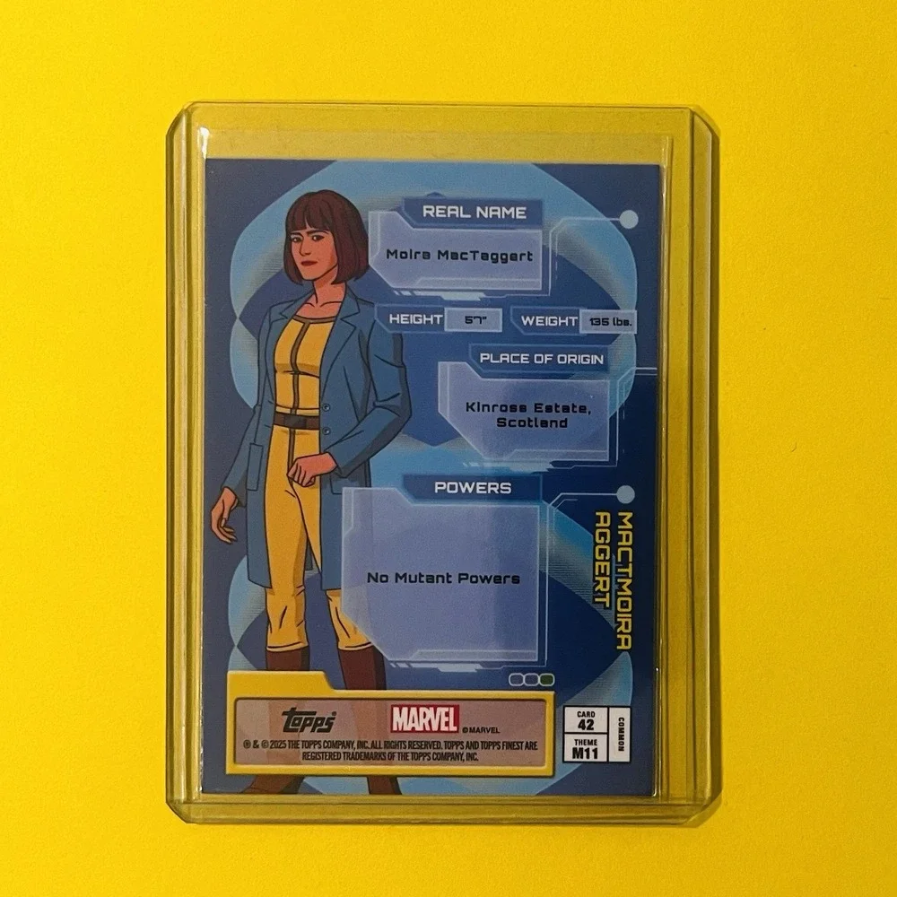 2025 Topps Finest Marvel Moira #42 Masters‎ Card X-Men